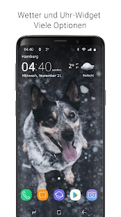 Transparent Clock & Wetter Pro Captura de pantalla