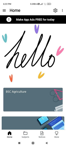 Android application BSc Agriculture Notes and Book screenshort