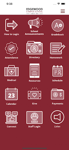 Android application Edgewood Campus School screenshort