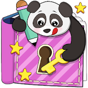 Cute Panda Diary for Teenage Girl