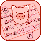 Cute Little Piggy Keyboard Theme icon