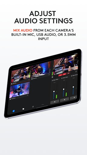 Screenshot of Logitech Mevo Multicam