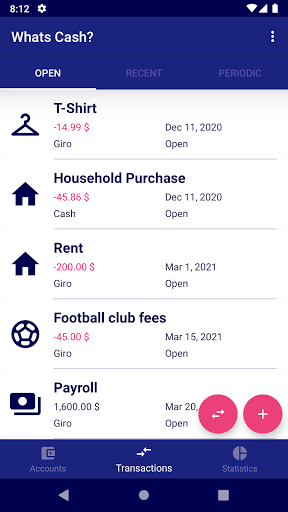 Whats Cash? Screen 2