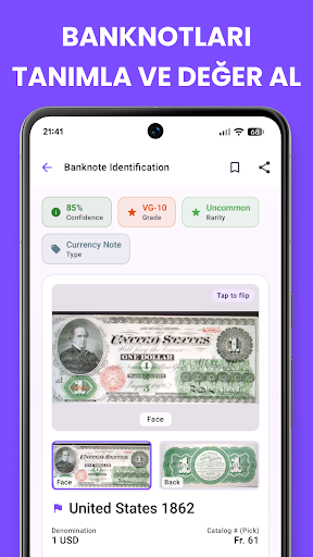 Pul Tanıma ve Değer Belirleme ekran görüntüsü