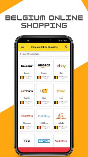 Belgium Online Shopping - Shop Screen 2