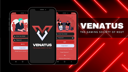 Android application Venatus NSUT screenshort