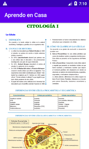 Android application Educación Gratuita screenshort