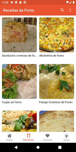 Receitas de Forno Screen 2