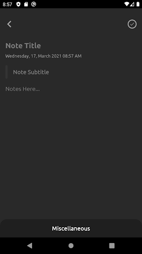 Solid - Notepad, Notes Screen 2
