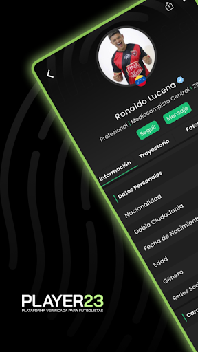 Android application PLAYER 23 screenshort