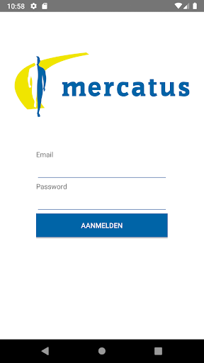 Android application Mercatus onderhoud screenshort