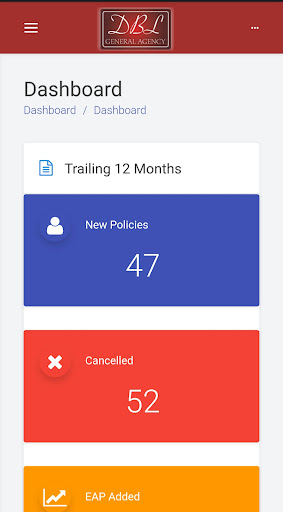 DBL Center Broker Dashboard Screen 2