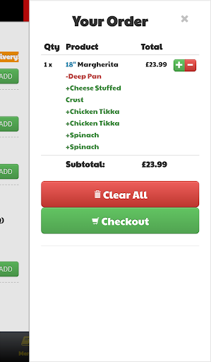 Android application Burger Plus Online screenshort