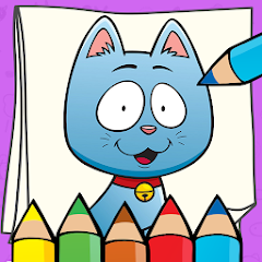 Kitten Coloring Book Cat games