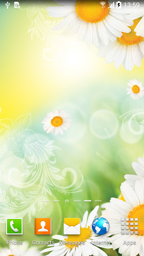 Daisies Live Wallpaper Screen 3