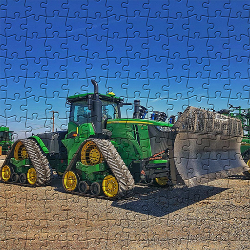 Jigsaw Puzzles Tractor logo