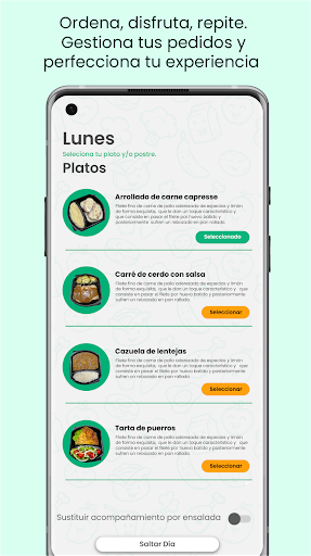 Android application ViaMia Coorporativo screenshort