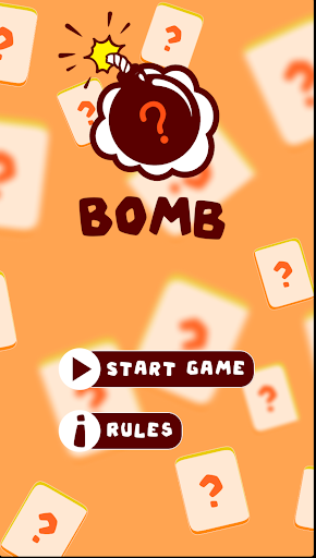 Android application BombAsker - party game screenshort