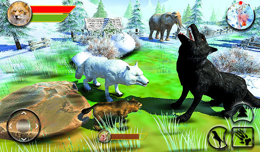 Wolf Simulator 3D - Arctic Animal Wildlife Games 1.9 screenshots 5