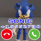 Fake Sonic Phone Call Prank Simulation icon