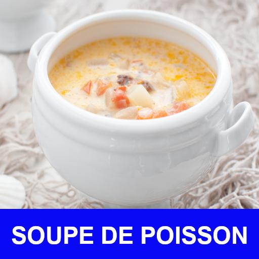 Soupe de poisson avec calories recettes français.
