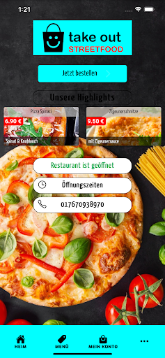 Android application Take Out Streetfood screenshort