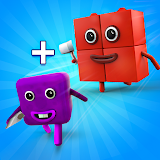 Merge Number Fight! Cubes Run icon