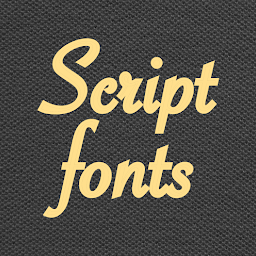 Icon image Script Fonts for FlipFont