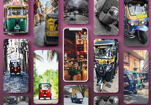 Android application Tuk Tuk Rickshaw wallpapers screenshort