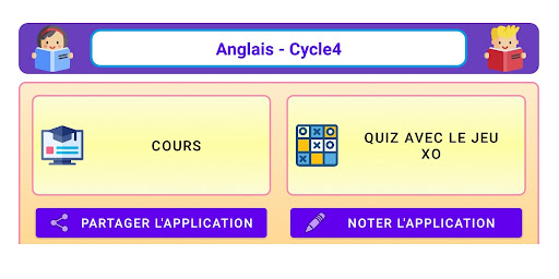 Android application Anglais Collège screenshort