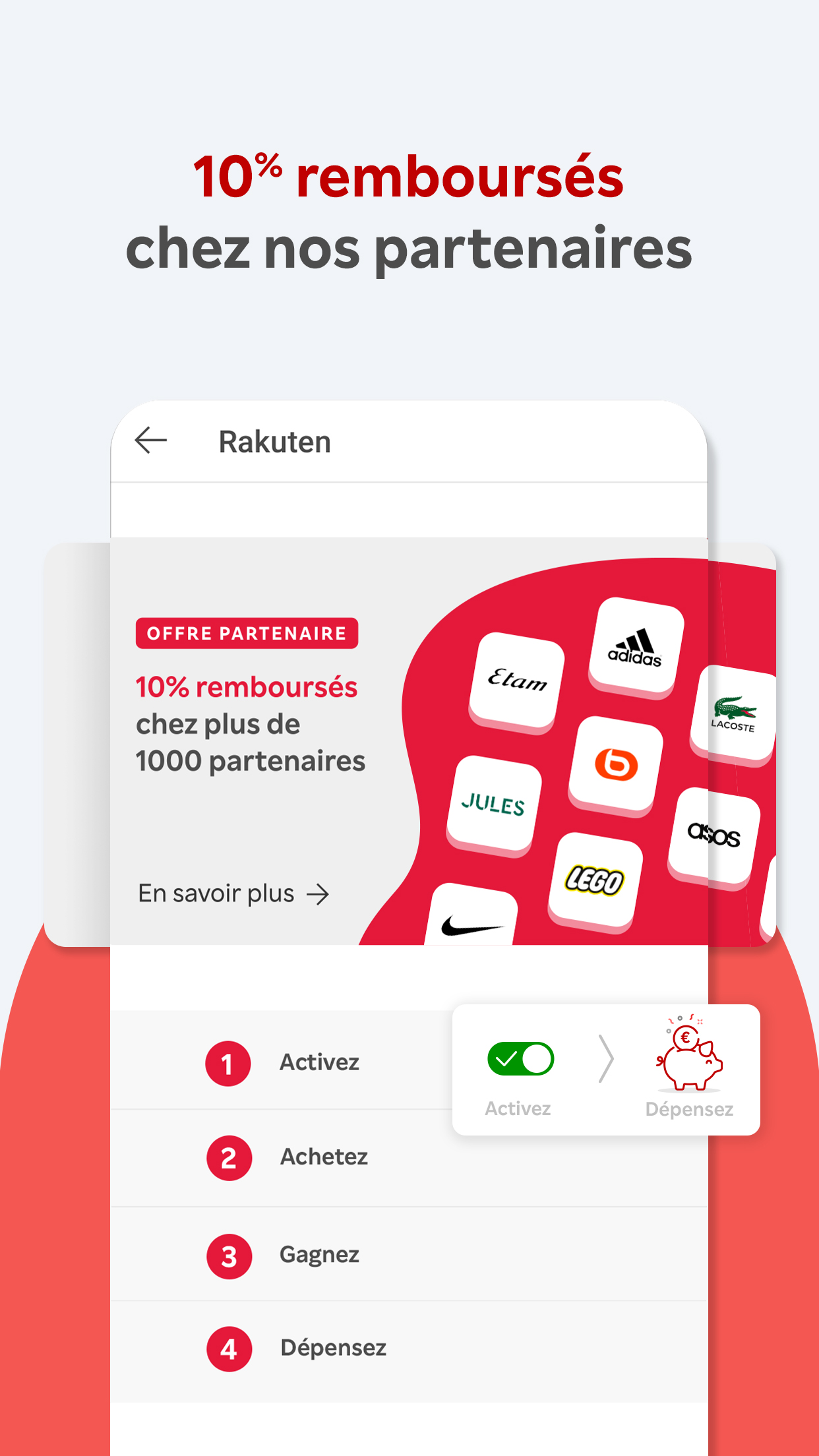 Android application Rakuten Achat & Vente en ligne screenshort