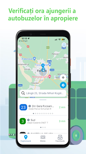 Android application Transport Public Focsani screenshort