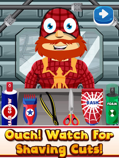 Superhero Shaving Adventure Screen 3