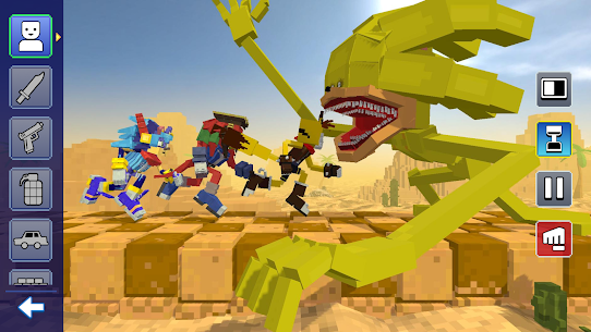 Blue Monster: Ragdoll Play 3