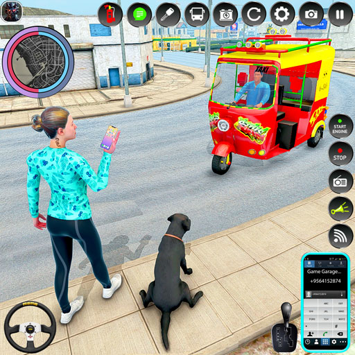 Auto Rickshaw Tuk Tuk Game 3D logo