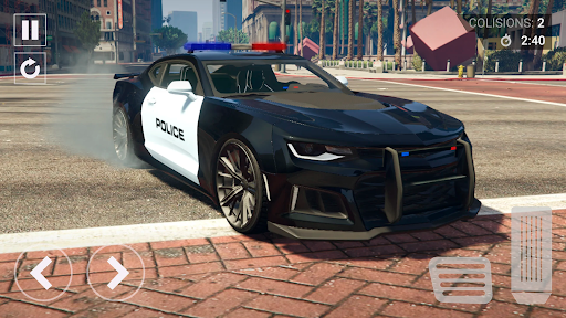 Drive ZL Muscle Car Police Screen 2