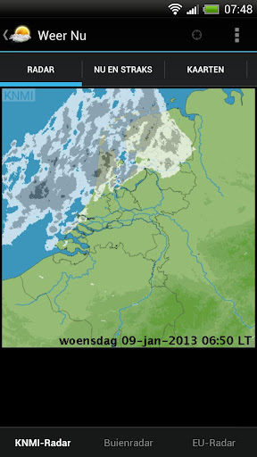 Weer Nu - Weerbericht en Radar Screen 3