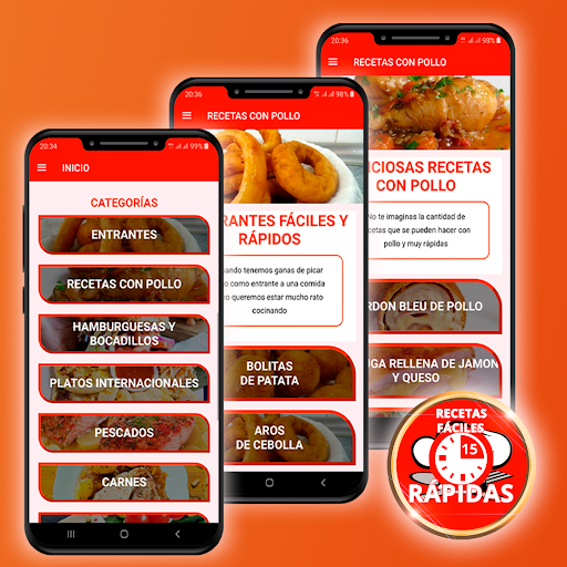Recetas Rápidas Screen 2