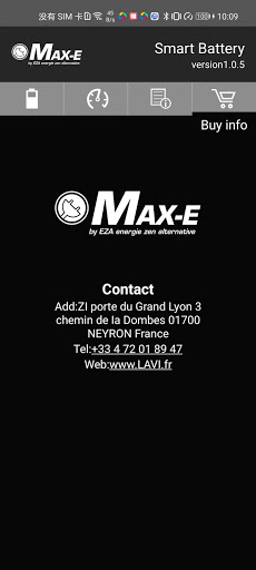 Android application MAX-E by EZA screenshort