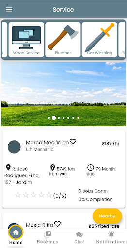Android application JOBA (EASY JOBS & SERVICES) screenshort