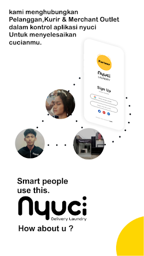Nyuci apps - Outlet Partner Screen 3