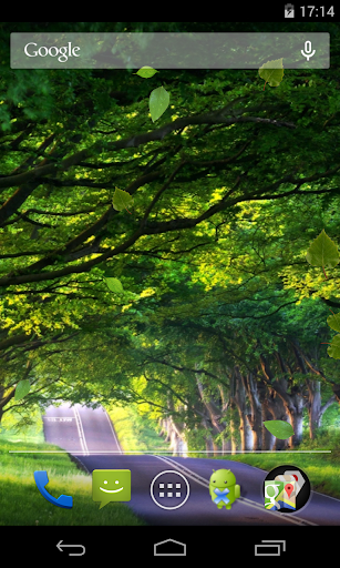 Falling leaves Live Wallpaper Screen 2