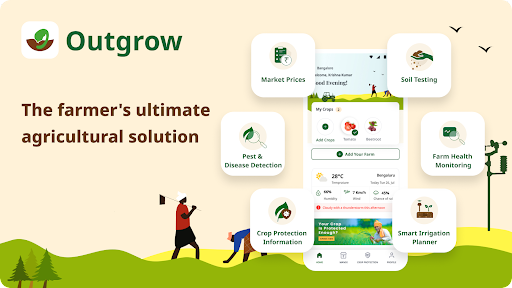 Android application Outgrow: Farming Solutions App screenshort