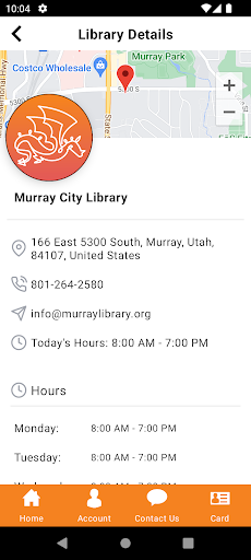 Murray City Library Screen 3