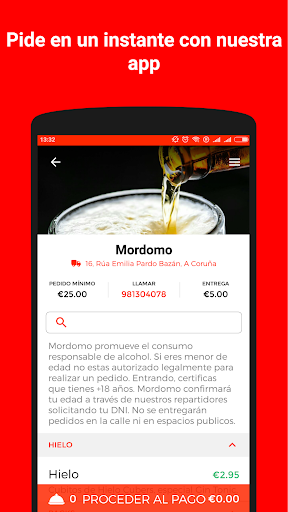 Android application Mordomo screenshort