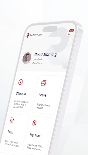 RapidWork Screen 2