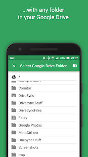 Autosync for Google Drive Varies with device screenshots 2