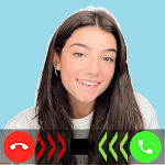 Cover Image of ダウンロード Charli D'Amelio Video Call - Chat Simulator 1.5 APK