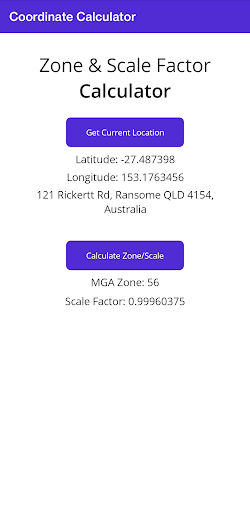 Paveset Coordinate Calculator Screen 2