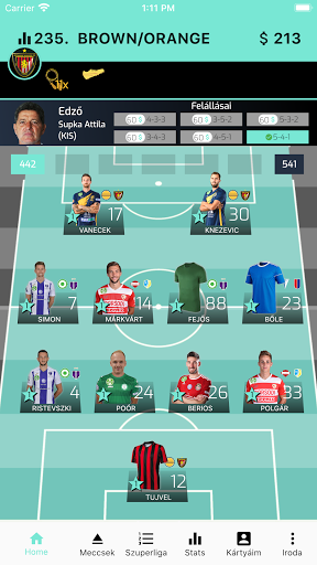 Android application Fantasy NB1 screenshort